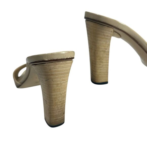 Gucci Slide Sandals Size 6 GG Monogram Slide Sandals Size 6 Cream - Picture 9 of 11